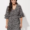 Dresses Crossroads | Crossroads 3/4 Animal Dress