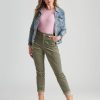 Bottoms Rockmans | Rockmans Full Length Skinny Cord Jeans