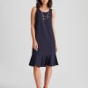 Dresses Katies | Katies Linen Blend Flounce Hem Dress