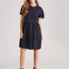 Dresses Katies | Katies Short Flutter Sleeve Tiered Knee Dress