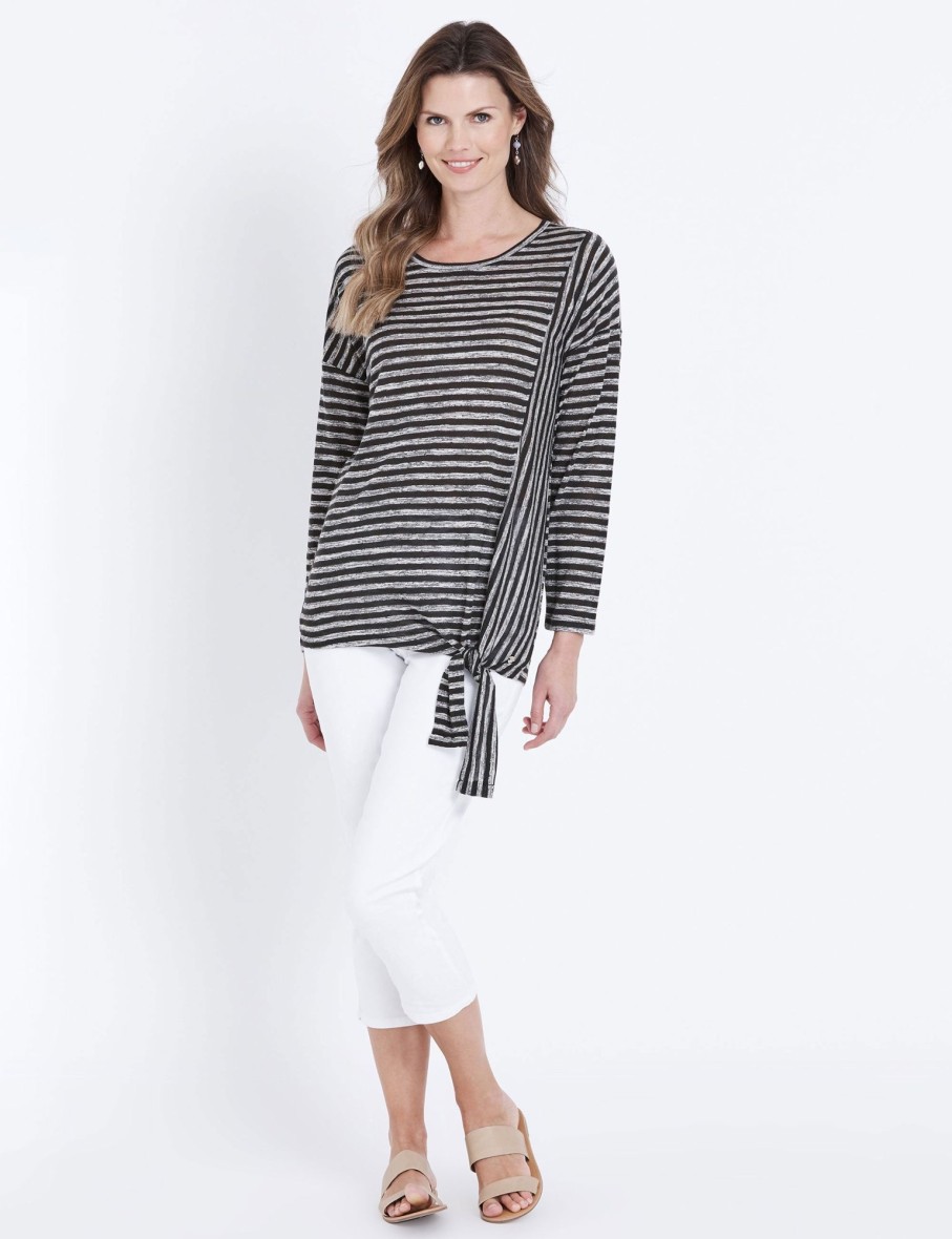 Tops WLane | W.Lane Stripe Tie Top