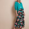 Bottoms WLane | W.Lane Tiered Frill Midi Skirt