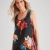 Tops Millers | Millers Sleeveless Smart Layered Print Cami