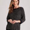 Knitwear Millers | Milles 3/4 Sleeve Spot Jumper