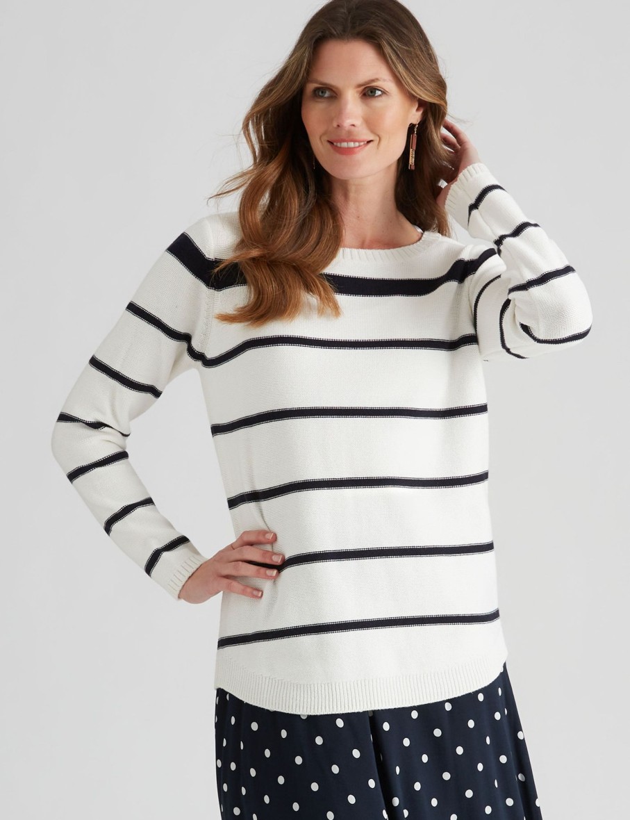 Knitwear WLane | W.Lane Block Stripe Pullover Jumper