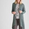 Knitwear NoniB | Noni B Longline Lapel Knitwear Cardigan