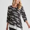 Tops NoniB | Noni B Knit Chiffon Hem Top