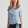 Tops NoniB | Noni B Paisley Tie Hem Knitwear Top