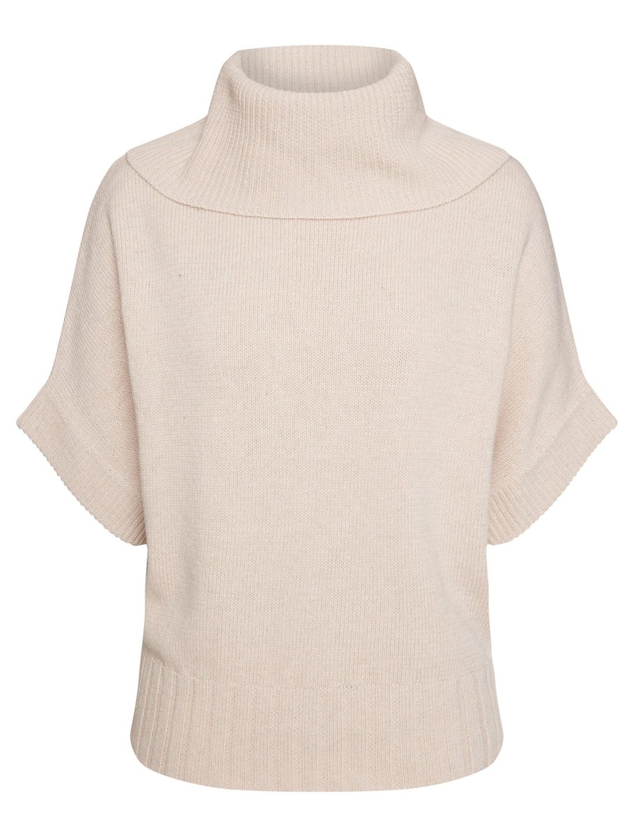 Knitwear WLane | W.Lane Cowl Neck Short Sleeve Pullover Top