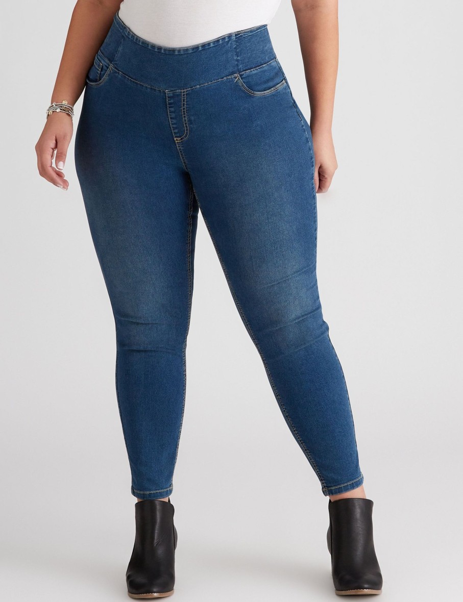 Bottoms Autograph | Autograph Pull On Denim Jeggings