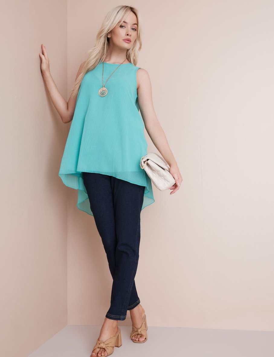 Tops NoniB | Sleeveless Double Layer Top