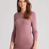 Knitwear WLane | W.Lane Fluffy Button Trim Pullover Top