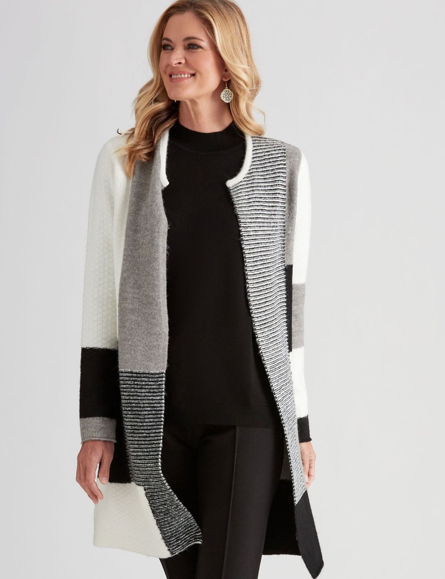 Knitwear NoniB | Noni B Knitwear Long Line Cardigan