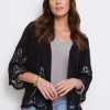 Outerwear Katies | Katies 3Q Sleeve Lace Cover Up