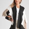 Knitwear Rockmans | Rockmans Extended Sleeve Colour Block Cardigan