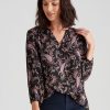 Tops Katies | Katies Woven Split Neck Top