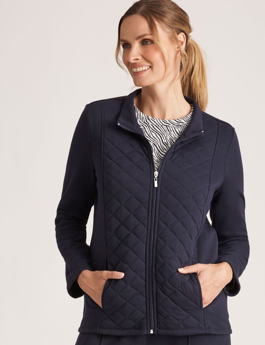 Outerwear NoniB | Noni B Quilted Fleece Jacket