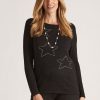 Tops NoniB | Noni B Star Embellished Knitwear Top