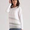 Knitwear WLane | W.Lane Batwing Wavy Stripe Jumper