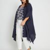 Outerwear Beme | Beme Extended Sleeve Longline Kimono