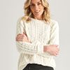 Knitwear NoniB | Noni B Cable Knitwear Chenille Jumper