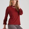 Tops NoniB | Noni B Mock Neck Knitwear Top