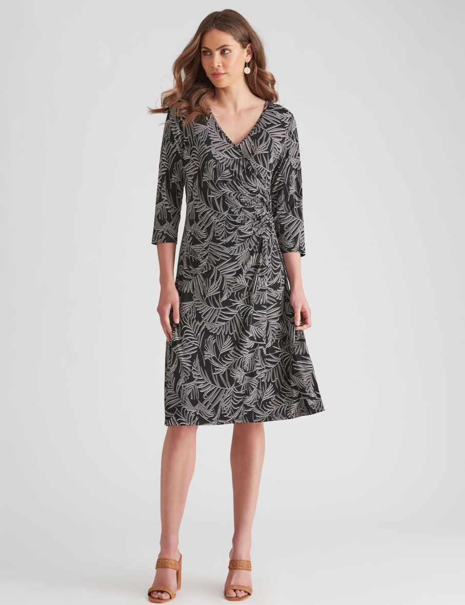 Dresses WLane | W.Lane Knitwear Wrap Dress