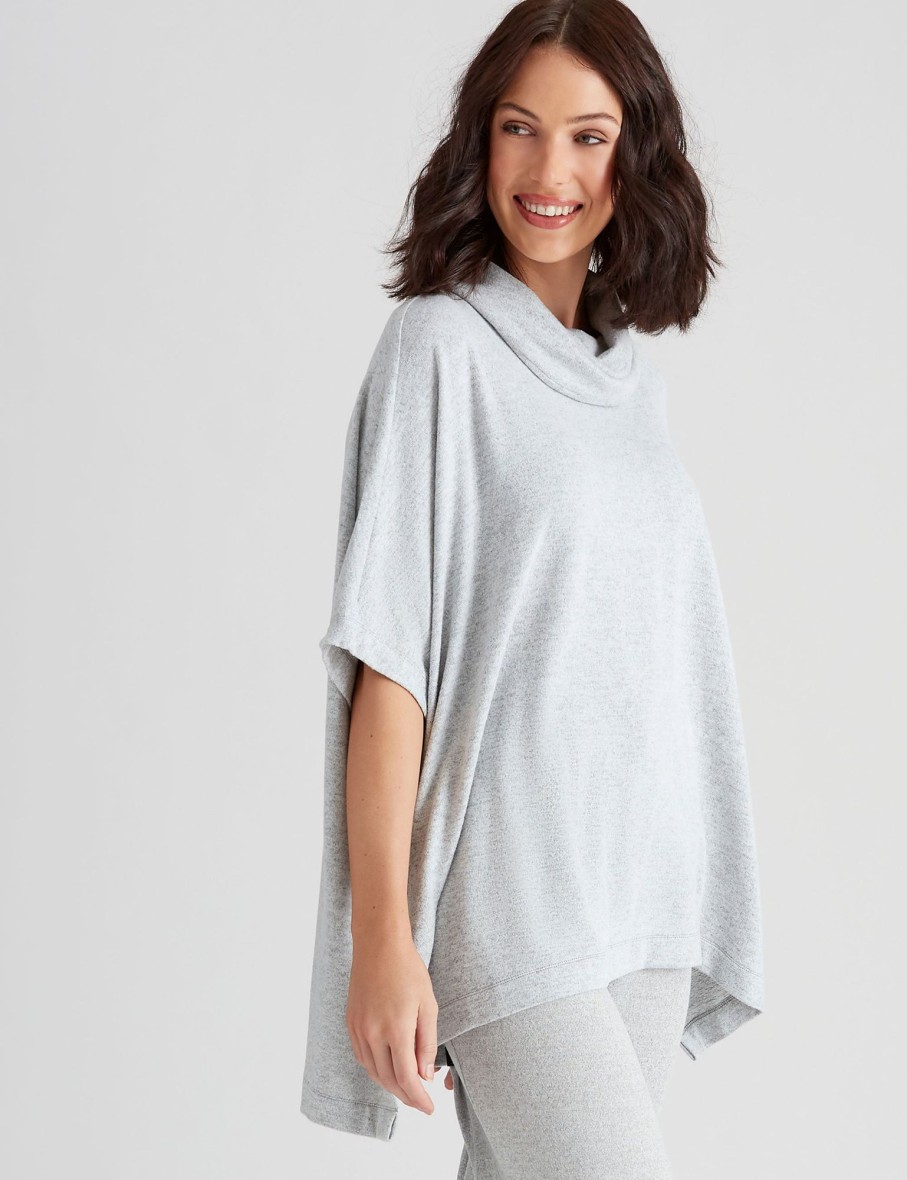 Knitwear Katies | Katies Roll Neck Pretendy Knitwear Poncho