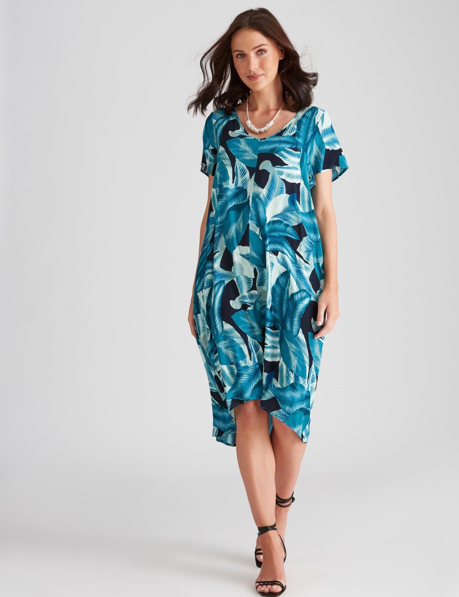 Dresses Katies | Katies Hammered Satin Swing Dress