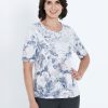 Tops NoniB | Elb Slv Lace Print Top