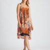 Dresses Rockmans | Rockmans Woven Layer Dress