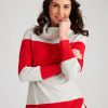 Knitwear WLane | W.Lane Cowl Neck Colourblock Stripe Jumper