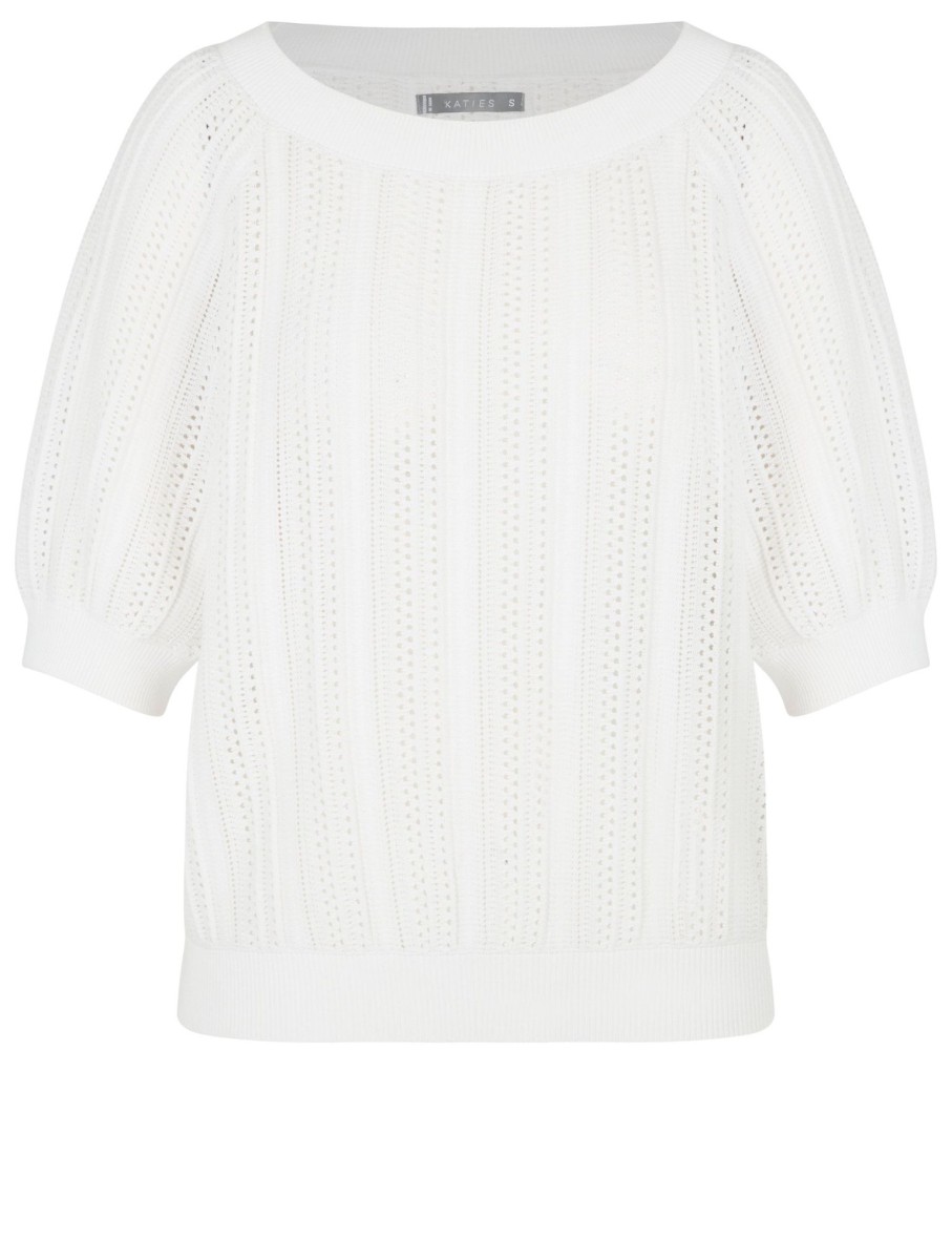 Knitwear Katies | Katies Cotton Pointelle Jumper