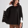 Knitwear Katies | Katies Knit Button Poncho