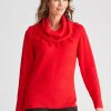 Knitwear WLane | W.Lane Soft Textured Cowl Pullover