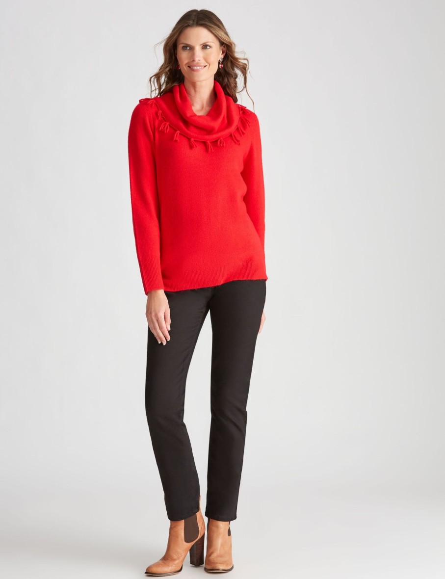 Knitwear WLane | W.Lane Soft Textured Cowl Pullover