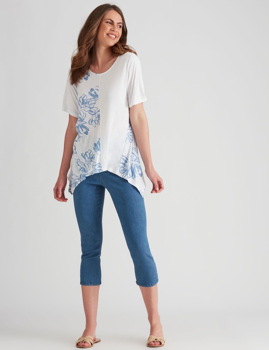 Tops WLane | W.Lane Printed Hankerchief Top