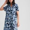 Dresses Katies | Katies Half Placket Shirt Shift Dress