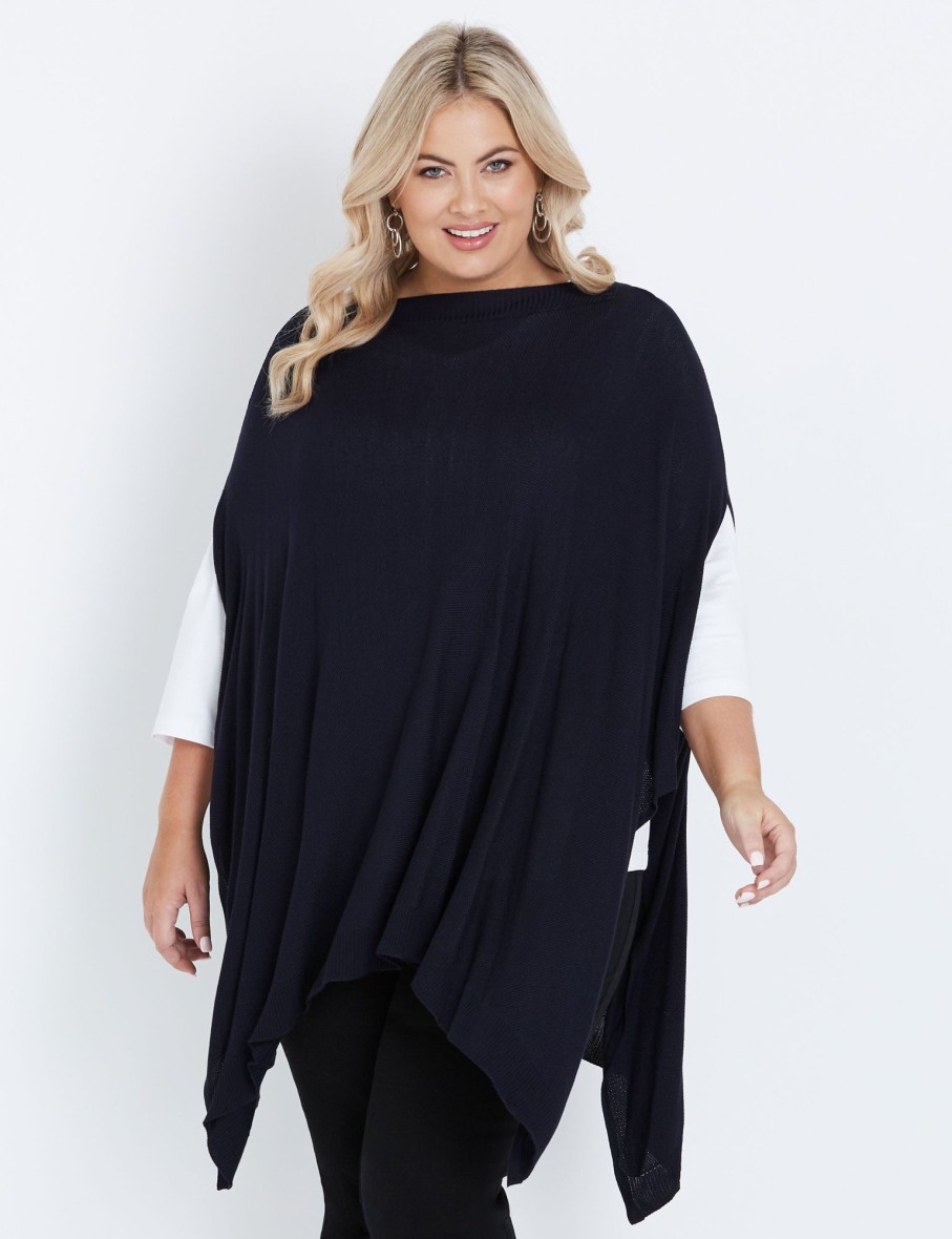 Knitwear Autograph | Autograph Boat Neck Poncho