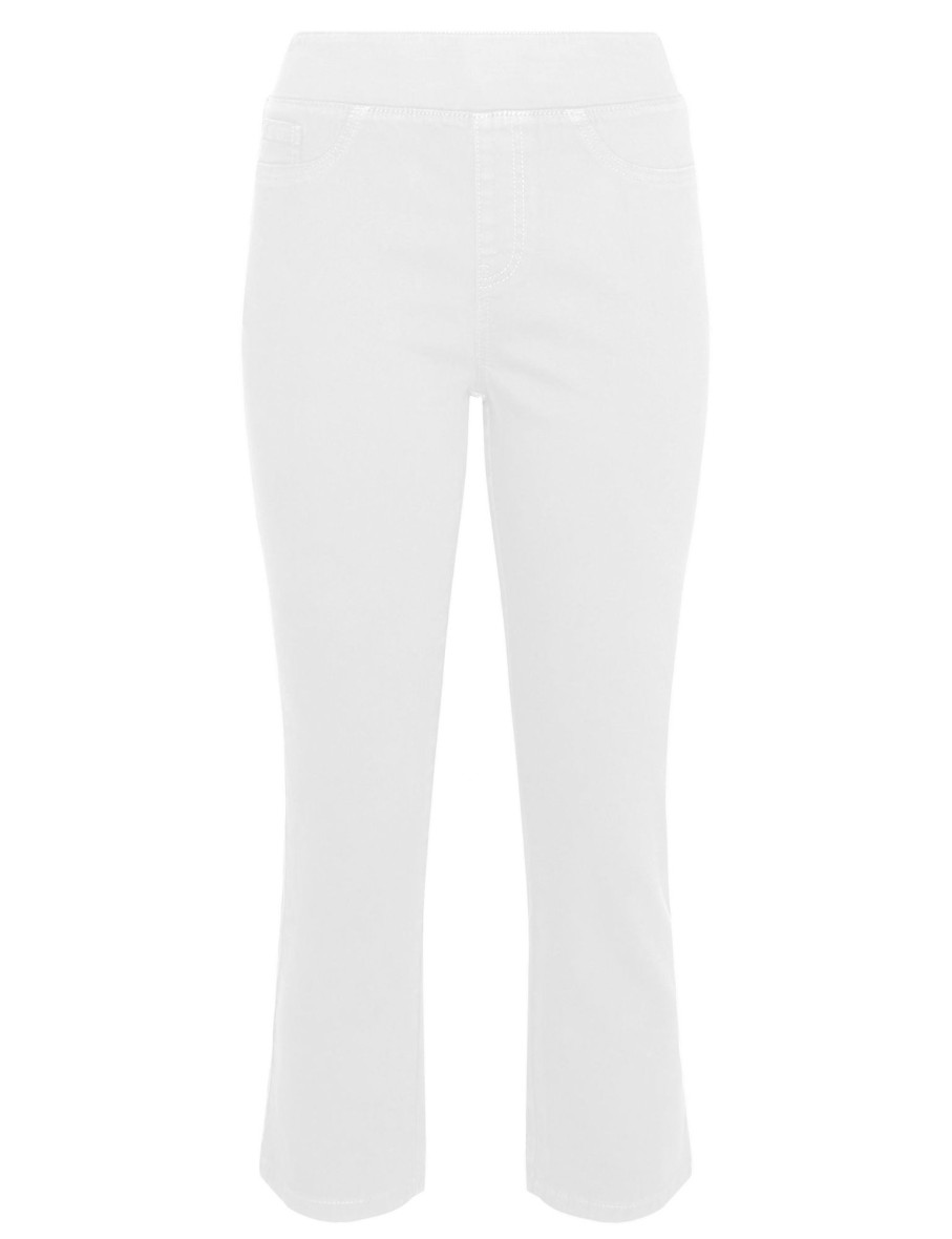 Bottoms WLane | W.Lane Stretch Color Crop Pull On Jeans