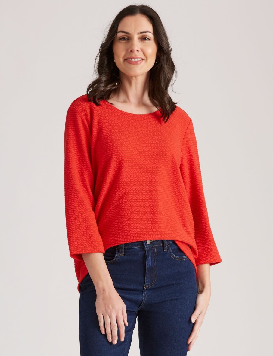 Tops WLane | W.Lane High Neck Textured Knitwear Top