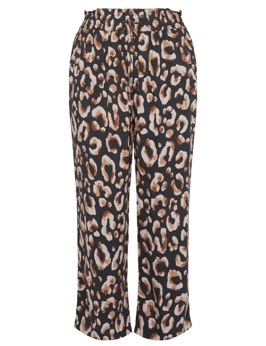 Bottoms Millers | Millers Ankle Length Paperbag Waist Printed Pants