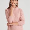 Knitwear WLane | W.Lane Cowl Dobby Pullover Top