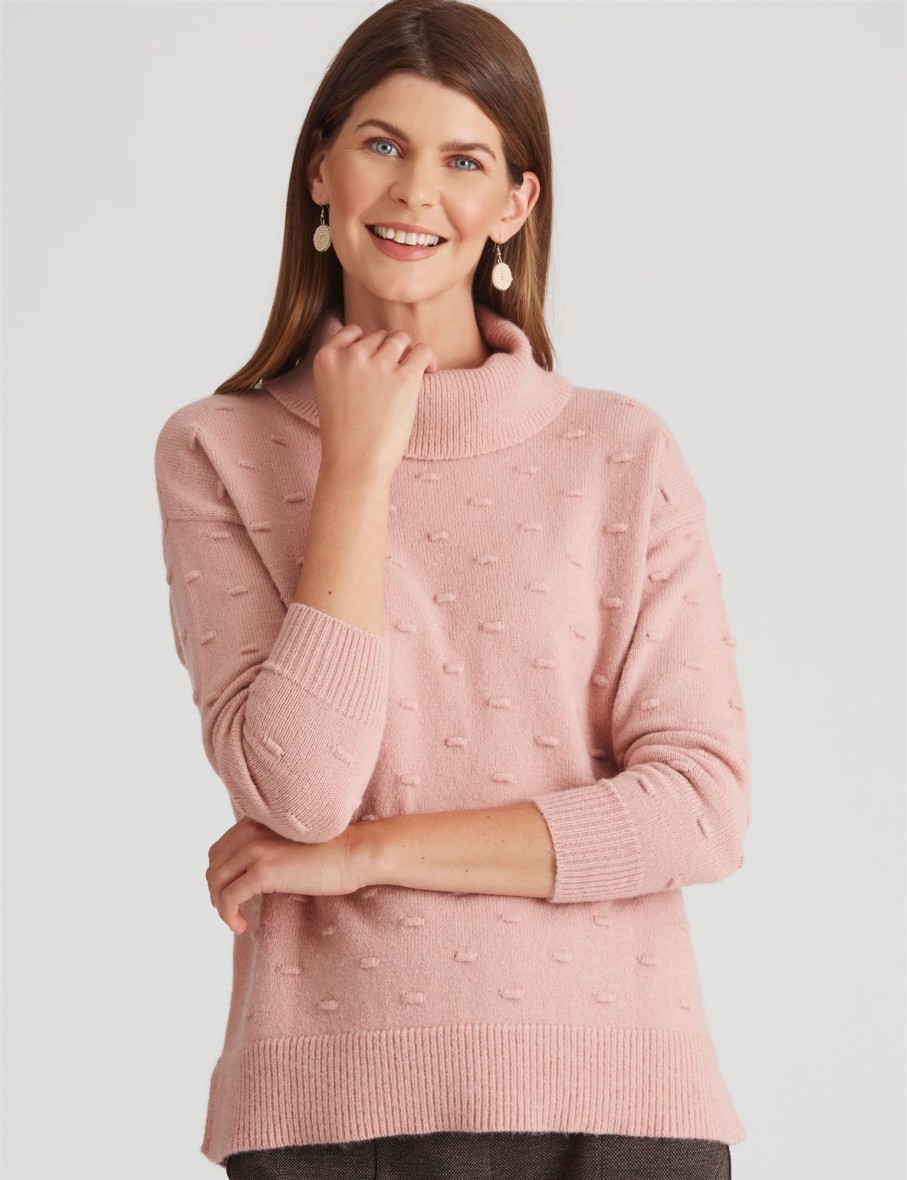 Knitwear WLane | W.Lane Cowl Dobby Pullover Top