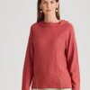 Knitwear WLane | W.Lane Zipped Front Cowl Pullover Top