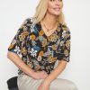 Tops NoniB | Noni B Neck Trim Knitwear Top