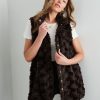 Outerwear Rockmans | Rockmans Teddy Gilet Top