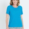 Tops Millers | Millers Short Sleeve Ture Scoop Neck Top