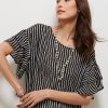 Tops NoniB | Ruffle Sleeve Print Top