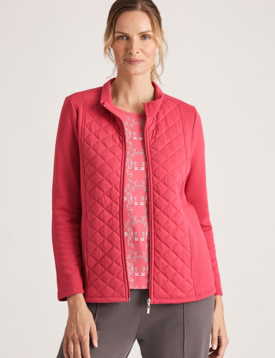 Outerwear NoniB | Noni B Quilted Fleece Jacket